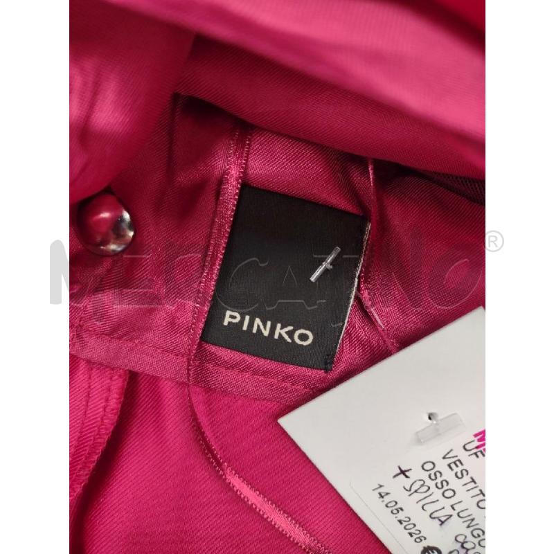 VESTITO DONNA PINKO ROSSO LUNGO DIETRO | Mercatino dell'Usato Settimo torinese 3