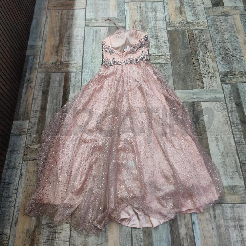 VESTITO DONNA PREZIOSA ROSA CORPETTO FIORI STRASS | Mercatino dell'Usato Settimo torinese 2