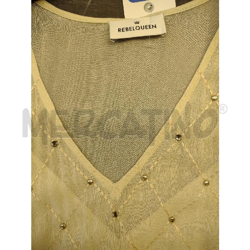VESTITO DONNA REBELQUEEN LIU JO BEIGE PERLINE | Mercatino dell'Usato Settimo torinese 3