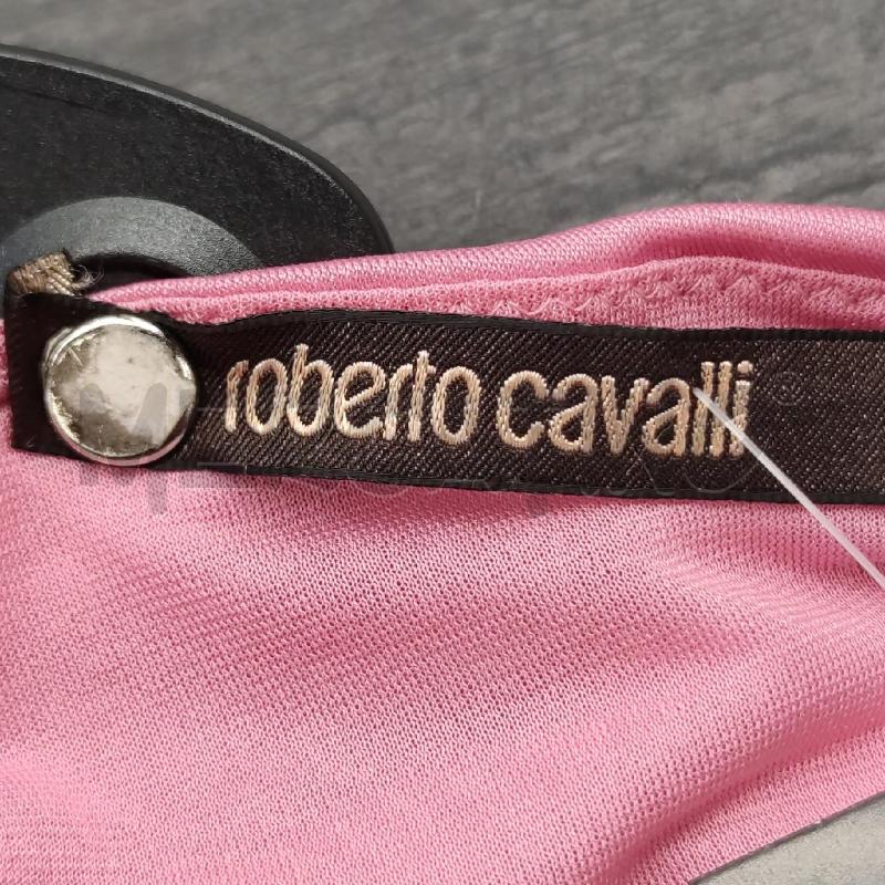 VESTITO DONNA ROBERTO CAVALLI ROSA MONOSPALLA PERLINE | Mercatino dell'Usato Settimo torinese 3