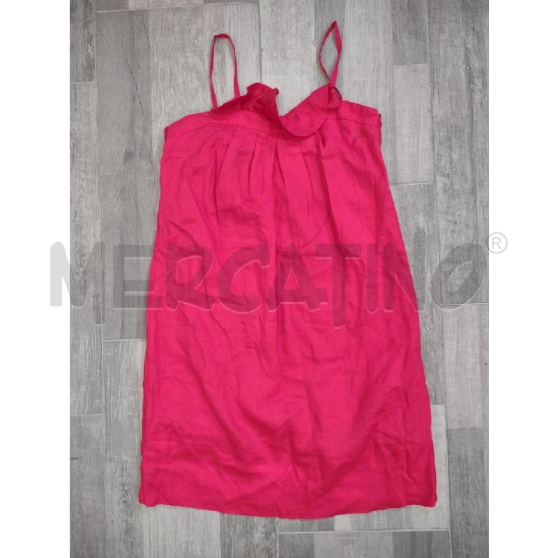 VESTITO DONNA ROSSO LINO DERHY  | Mercatino dell'Usato Settimo torinese 1