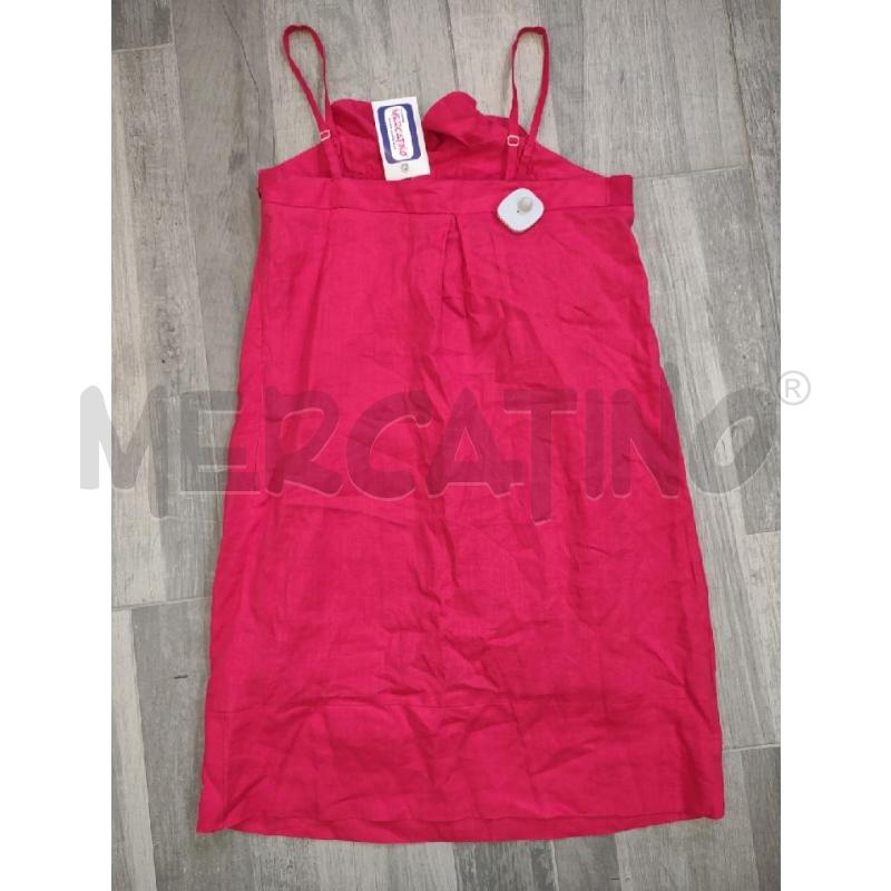 VESTITO DONNA ROSSO LINO DERHY  | Mercatino dell'Usato Settimo torinese 2