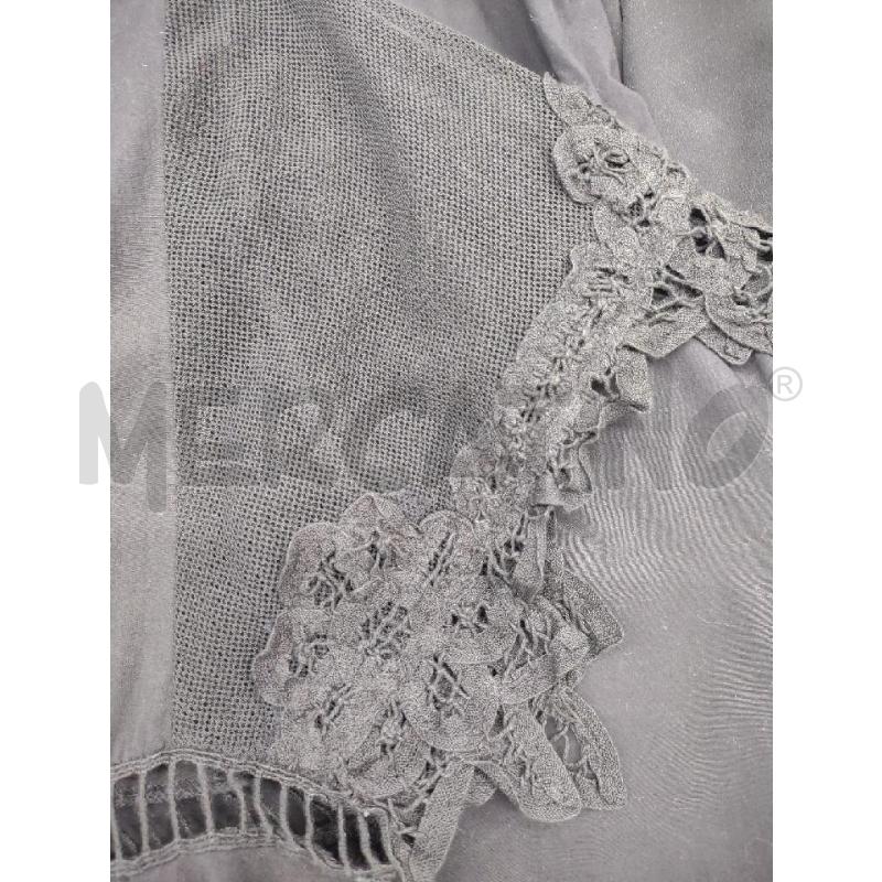 VESTITO DONNA SETE DI JAIPUR NERO BANDA TRAF. VITA | Mercatino dell'Usato Settimo torinese 4