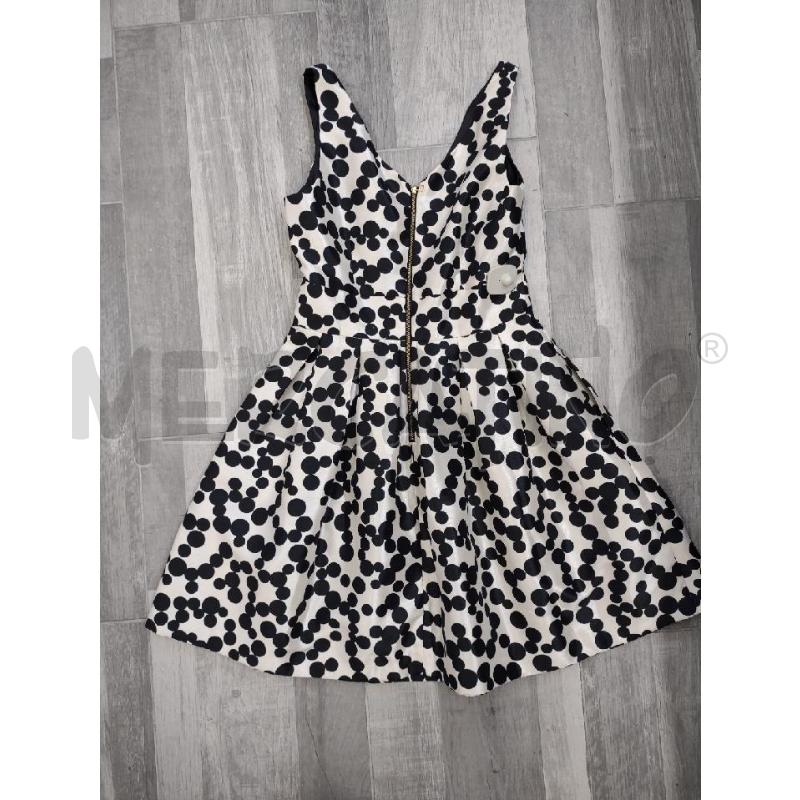 VESTITO DONNA SEVENTY BIANCO NERO POIS  | Mercatino dell'Usato Settimo torinese 2