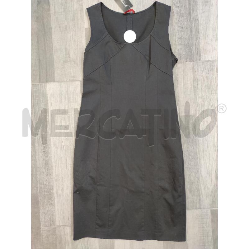 VESTITO DONNA SMANICATO TUBINO CARACTERE IMPUNTURATO  | Mercatino dell'Usato Settimo torinese 1