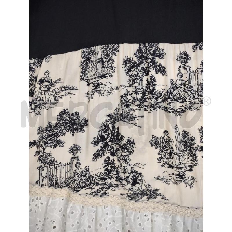 VESTITO DONNA SOPHIA CURVY NERO PANNA SAN GALLO STAMPE | Mercatino dell'Usato Settimo torinese 5