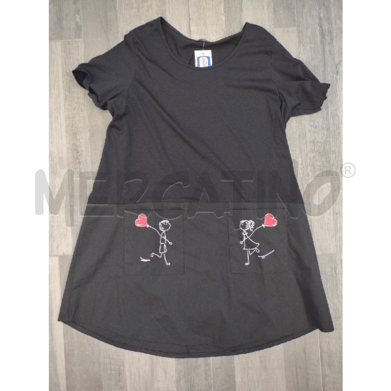 VESTITO DONNA SOPHIA CURVY NERO TASCHE BAMBINI | Mercatino dell'Usato Settimo torinese 1