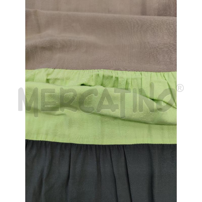 VESTITO DONNA SOTTOMARINO BEIGE LIME VERDONE | Mercatino dell'Usato Settimo torinese 4