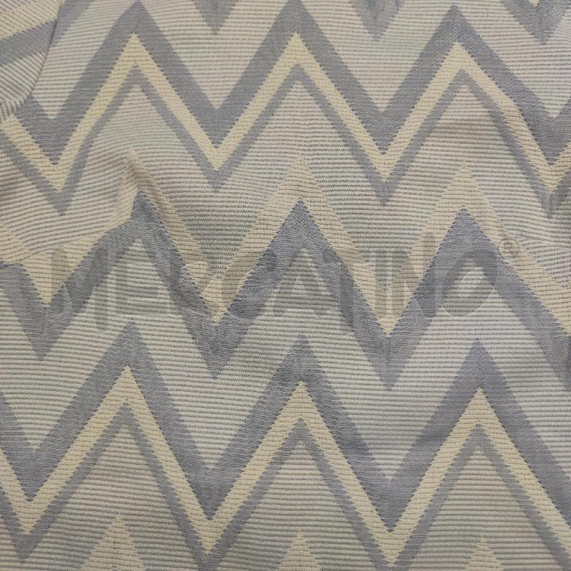 VESTITO DONNA TRUSSARDI JEANS AZZURRINO ZIG ZAG BIANCO  | Mercatino dell'Usato Settimo torinese 4