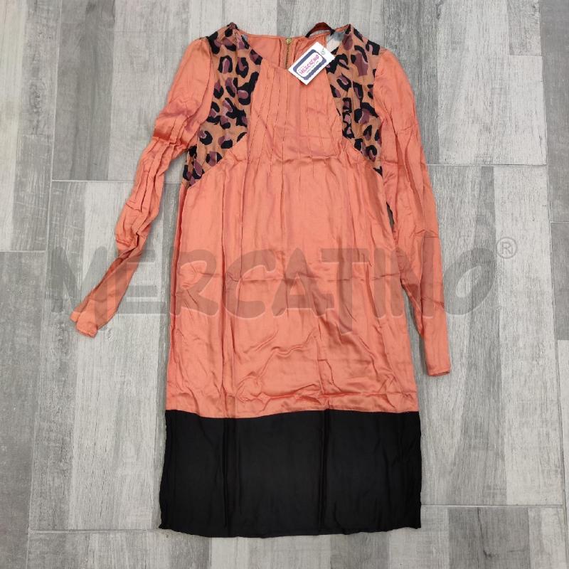 VESTITO DONNA TRUSSARDI JEANS CORALLO PTE ANIMALIER | Mercatino dell'Usato Settimo torinese 1