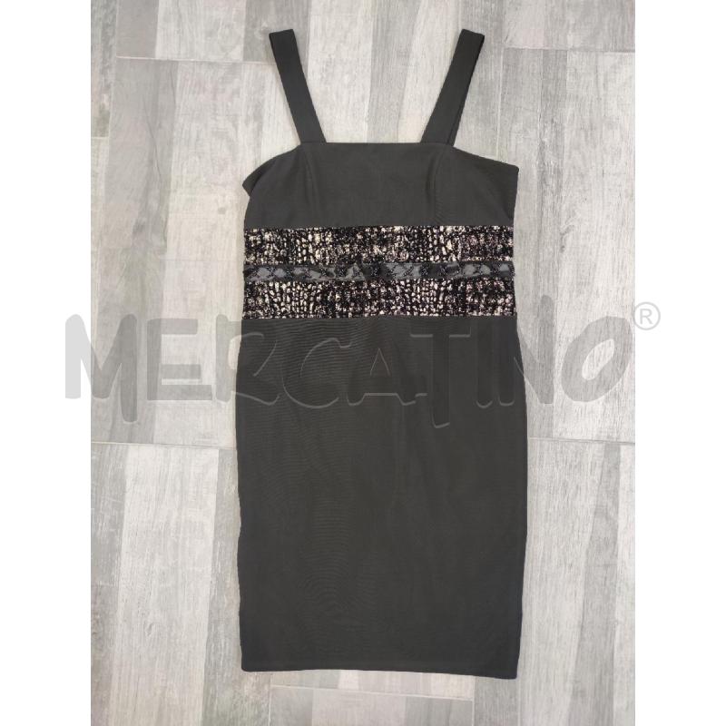 VESTITO DONNA TUBINO NERO PINKO DETT CAVALLINO CATENINE | Mercatino dell'Usato Settimo torinese 1