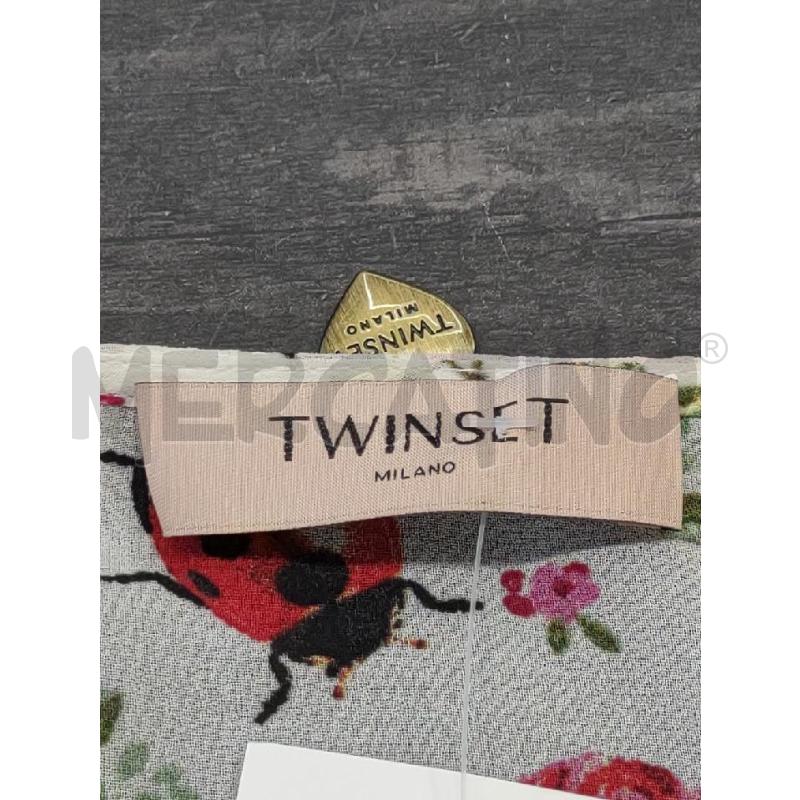 VESTITO DONNA TWINSET BIANCO FIORI COCCINELLE | Mercatino dell'Usato Settimo torinese 3