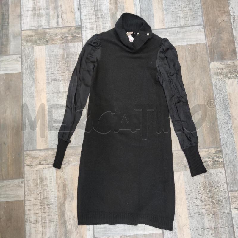 VESTITO DONNA TWINSET NERO DOLCEVITA PERLE  | Mercatino dell'Usato Settimo torinese 1