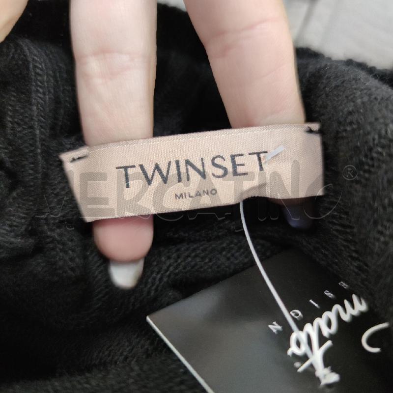 VESTITO DONNA TWINSET NERO DOLCEVITA PERLE  | Mercatino dell'Usato Settimo torinese 2