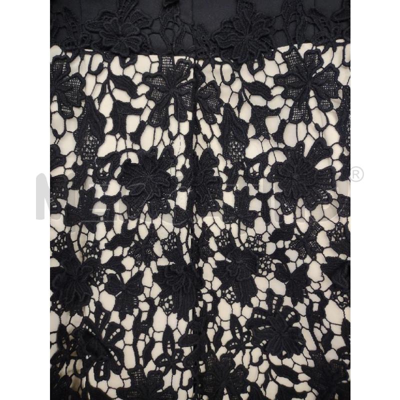 VESTITO DONNA TWINSET NERO STRUTTURATO FONDO PIZZO  | Mercatino dell'Usato Settimo torinese 4