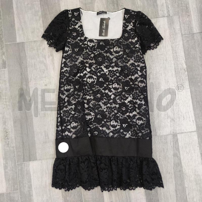 VESTITO DONNA TWIN-SET PIZZO NERO FONDO BIANCO  | Mercatino dell'Usato Settimo torinese 1