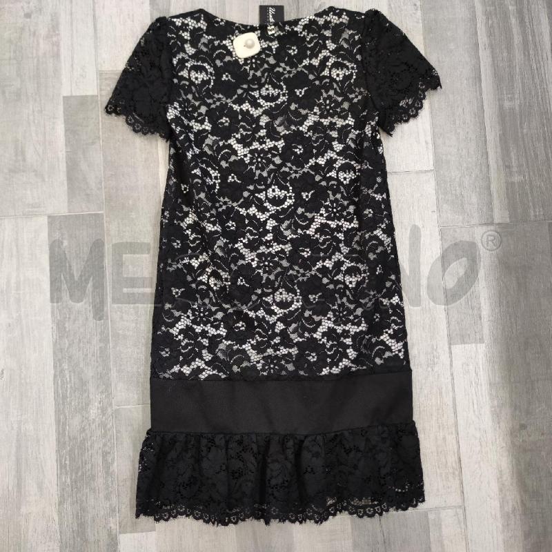 VESTITO DONNA TWIN-SET PIZZO NERO FONDO BIANCO  | Mercatino dell'Usato Settimo torinese 2