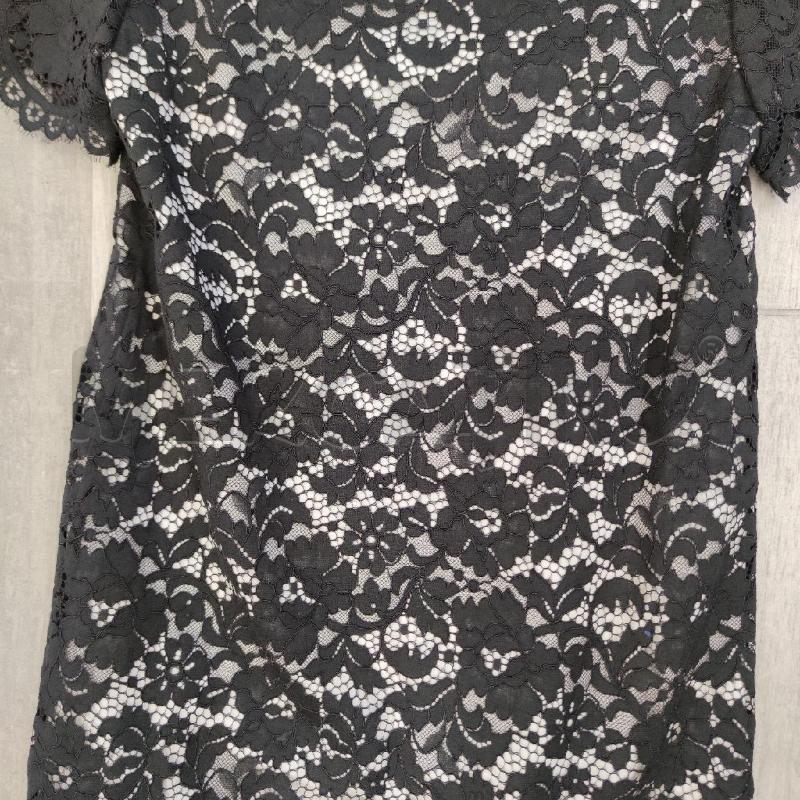 VESTITO DONNA TWIN-SET PIZZO NERO FONDO BIANCO  | Mercatino dell'Usato Settimo torinese 3