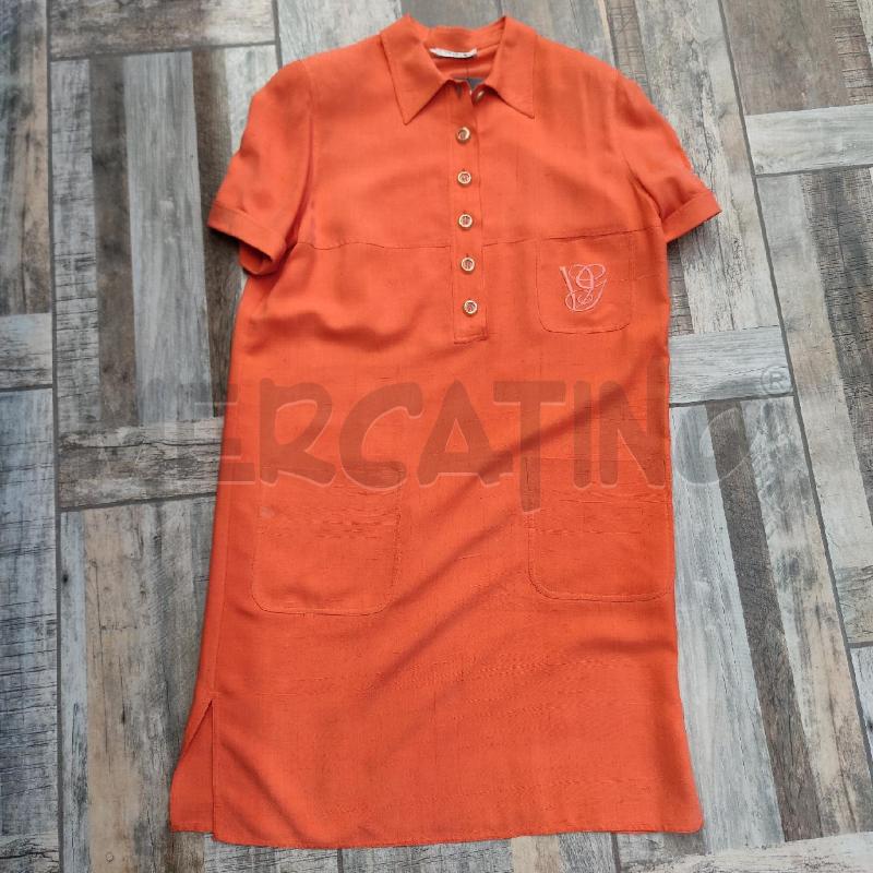 VESTITO DONNA VALENTINO MISS V ARANCIONE M/M SETA  | Mercatino dell'Usato Settimo torinese 1
