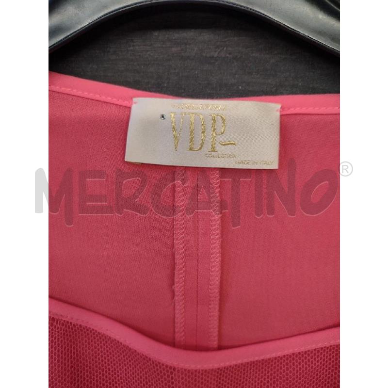 VESTITO DONNA VIA DELLE PERLE SALMONE STRASS RICAMATO | Mercatino dell'Usato Settimo torinese 4