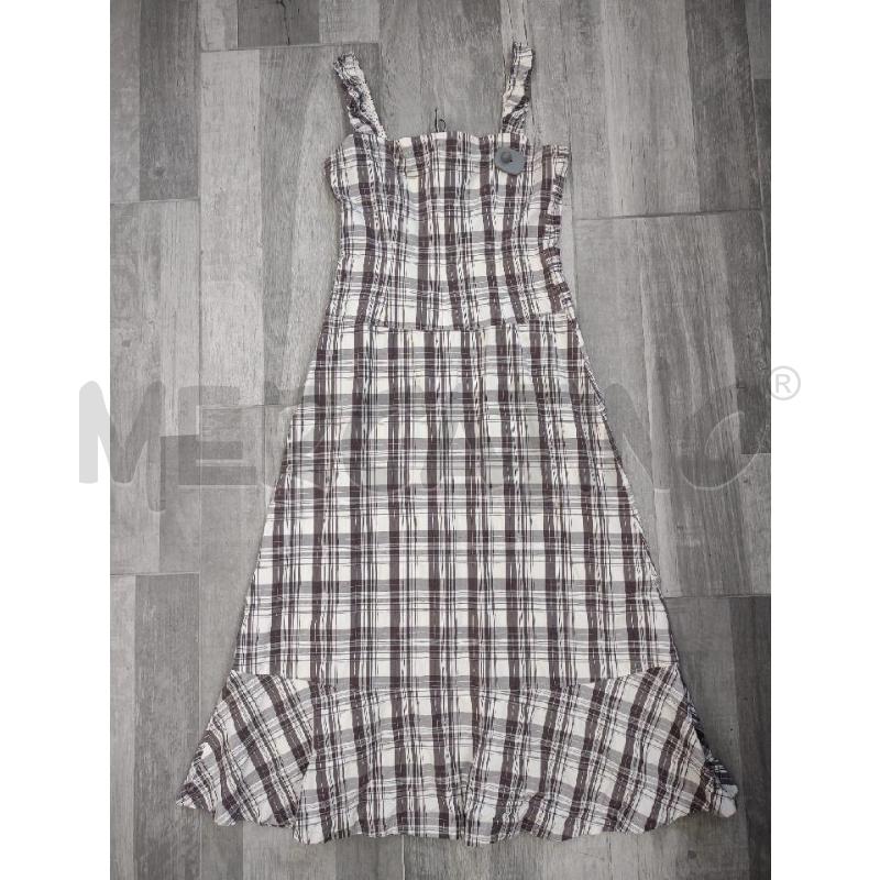 VESTITO DONNA WEEKEND MAXMARA BEIGE QUADRI MARRONI | Mercatino dell'Usato Settimo torinese 2