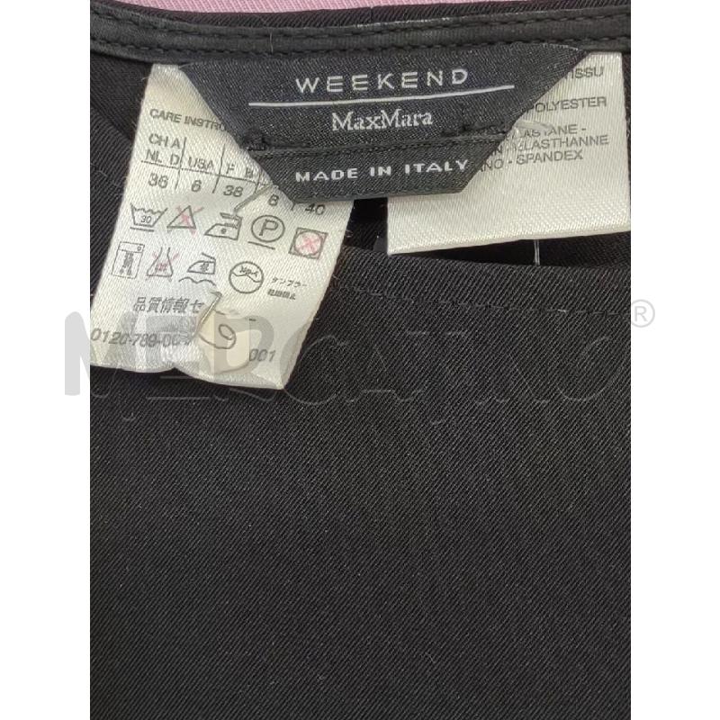 VESTITO DONNA WEEKEND MAXMARA NERO TASCHE | Mercatino dell'Usato Settimo torinese 3