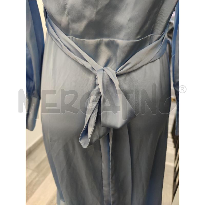 VESTITO FLAVIO CASTELLANI AZZURRO RASO NUOVO | Mercatino dell'Usato Settimo torinese 4