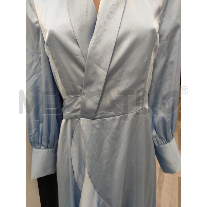 VESTITO FLAVIO CASTELLANI AZZURRO RASO NUOVO | Mercatino dell'Usato Settimo torinese 5