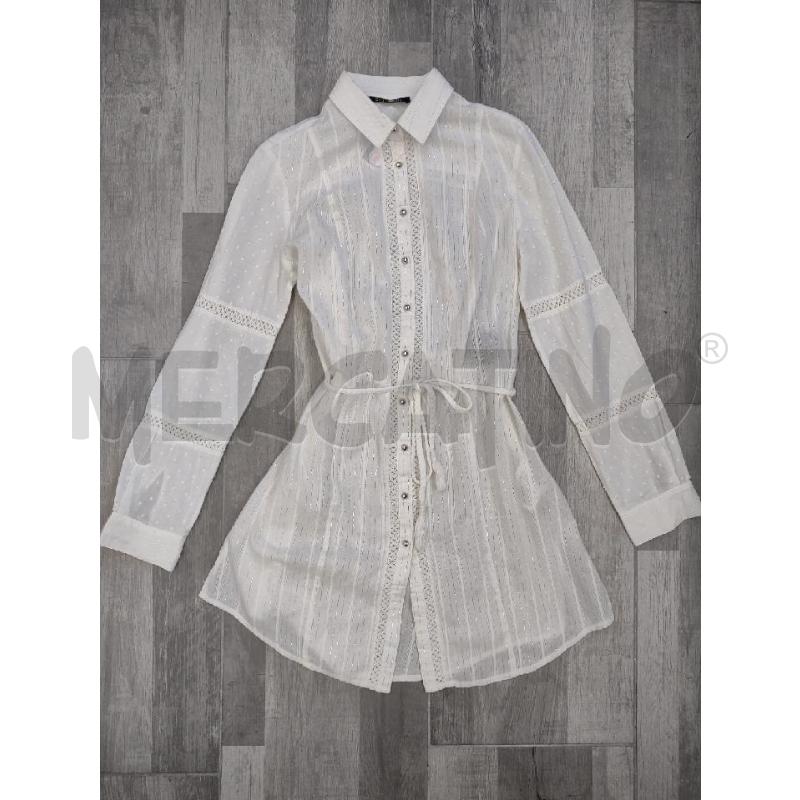 VESTITO GAUDI' JEANS BIANCO LUREX CINTURINA | Mercatino dell'Usato Settimo torinese 1