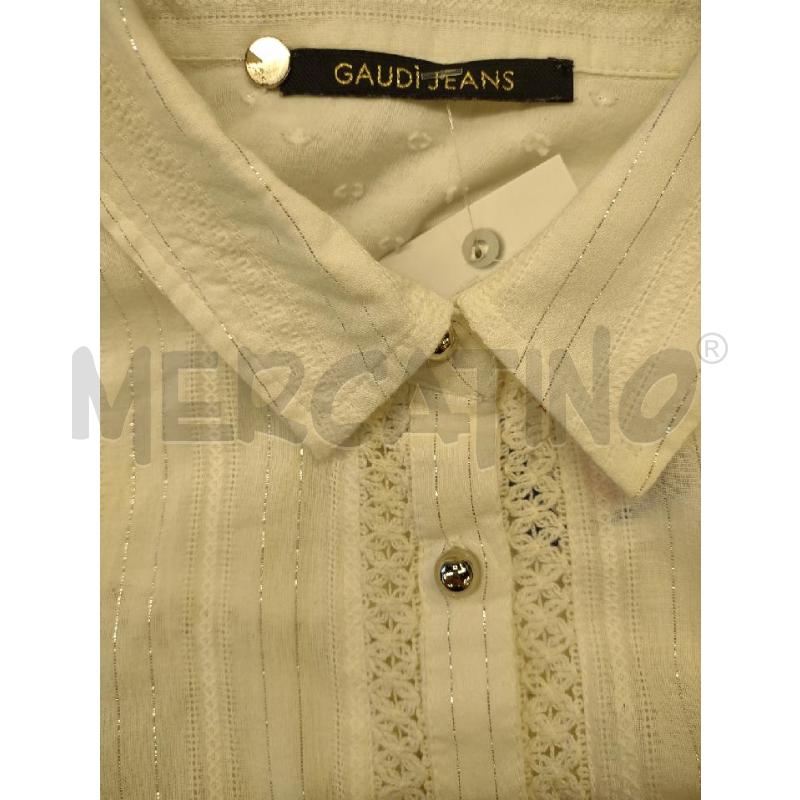 VESTITO GAUDI' JEANS BIANCO LUREX CINTURINA | Mercatino dell'Usato Settimo torinese 3