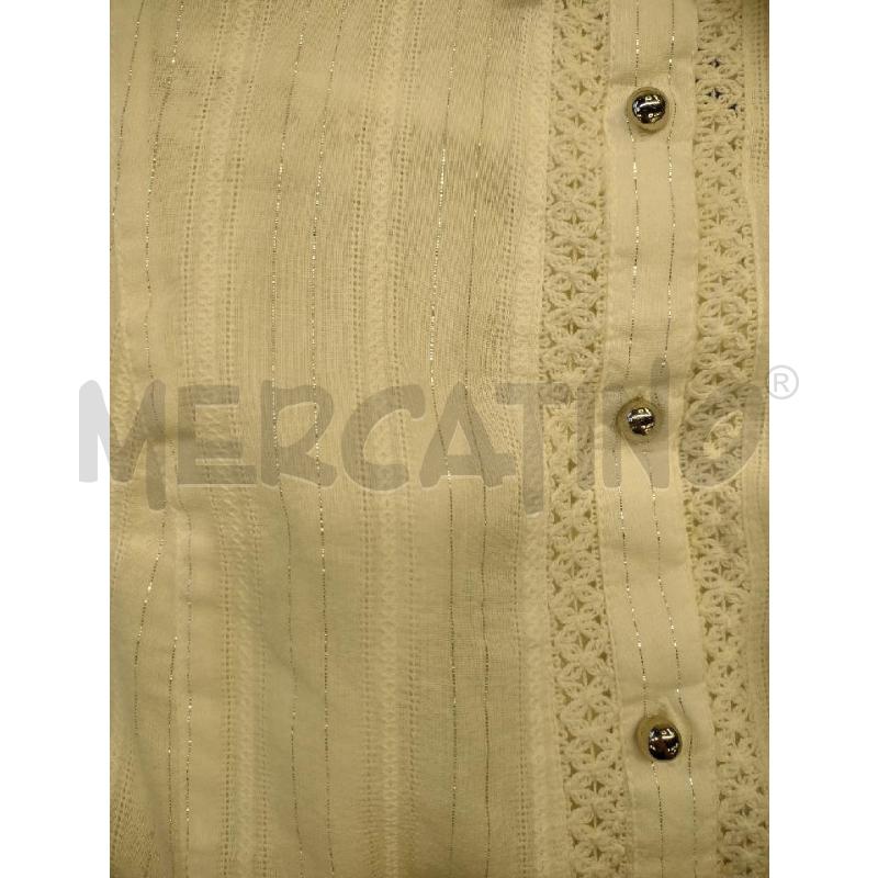 VESTITO GAUDI' JEANS BIANCO LUREX CINTURINA | Mercatino dell'Usato Settimo torinese 4