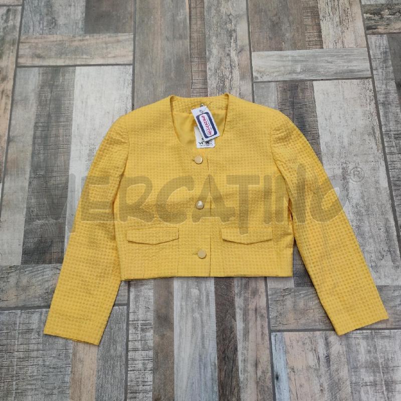 VESTITO+GIACCHINA SIYOU GIALLO QUADRETT | Mercatino dell'Usato Settimo torinese 3