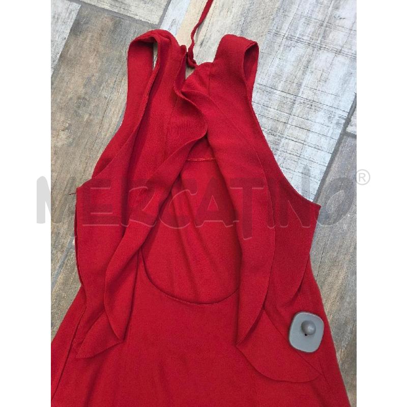 VESTITO GRUPPO GFT (VALENTINO?) ROSSO MISTO SETA | Mercatino dell'Usato Settimo torinese 3