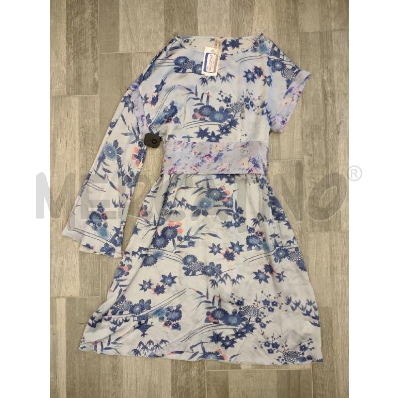 VESTITO SETA MARIELLA ROSATI STUDIO AZZURRO  | Mercatino dell'Usato Settimo torinese 1