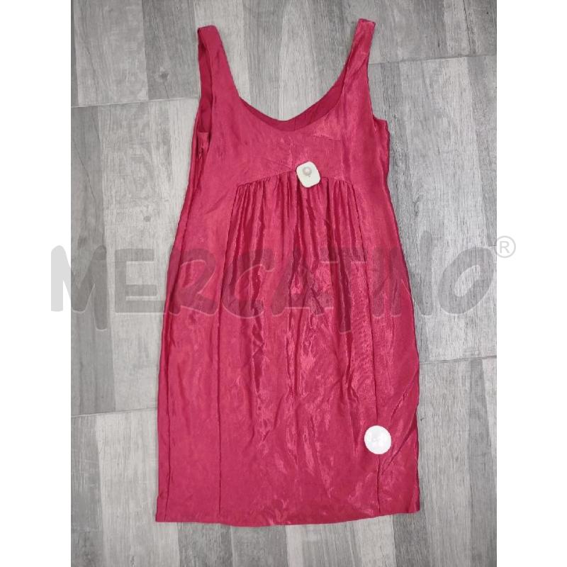 VESTITO SMANICATO ASPESI MISTO LINO ROSSO | Mercatino dell'Usato Settimo torinese 2