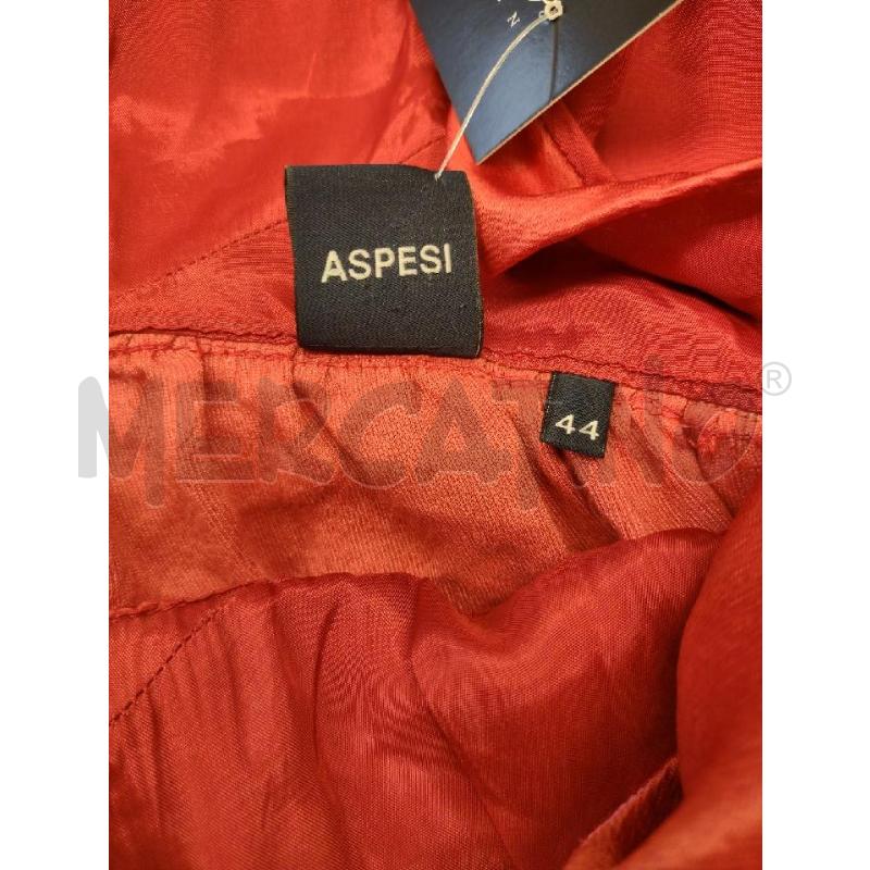 VESTITO SMANICATO ASPESI MISTO LINO ROSSO | Mercatino dell'Usato Settimo torinese 3