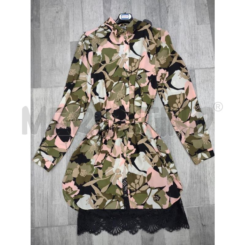 VESTITO+SOTTOVESTE DONNA LIU JO VERDONE FIORI ROSA | Mercatino dell'Usato Settimo torinese 1