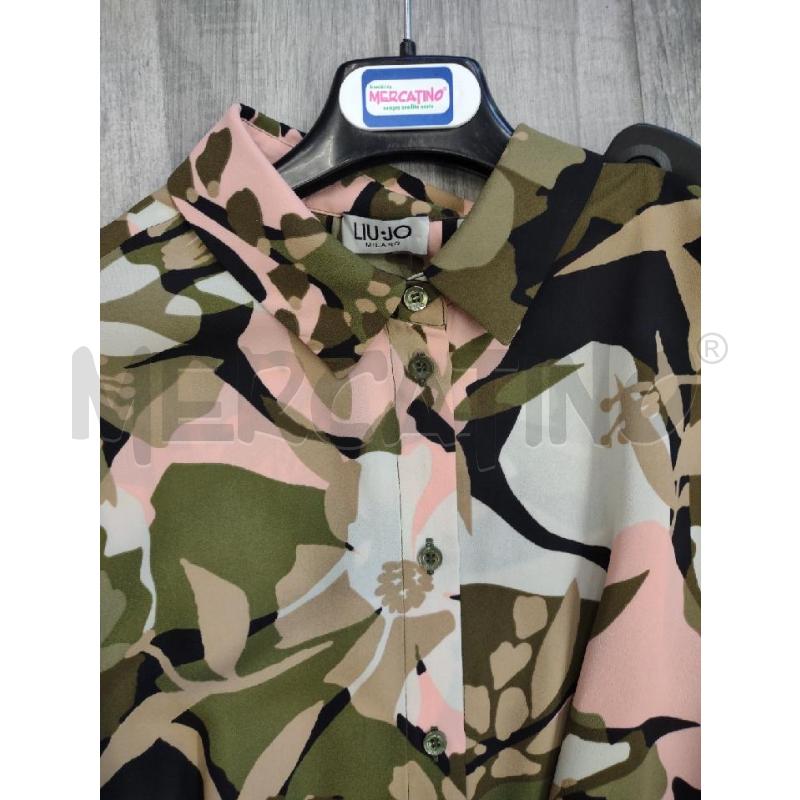 VESTITO+SOTTOVESTE DONNA LIU JO VERDONE FIORI ROSA | Mercatino dell'Usato Settimo torinese 3