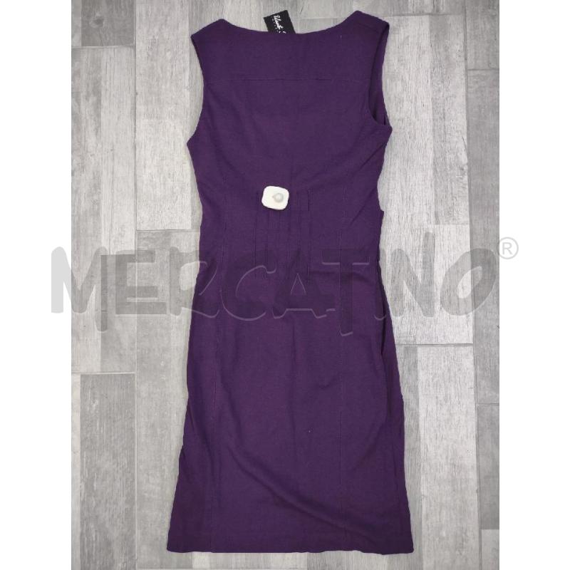 VESTITO VIOLA FLAVIO CASTELLANI FASCIA FIOCCO VITA | Mercatino dell'Usato Settimo torinese 2