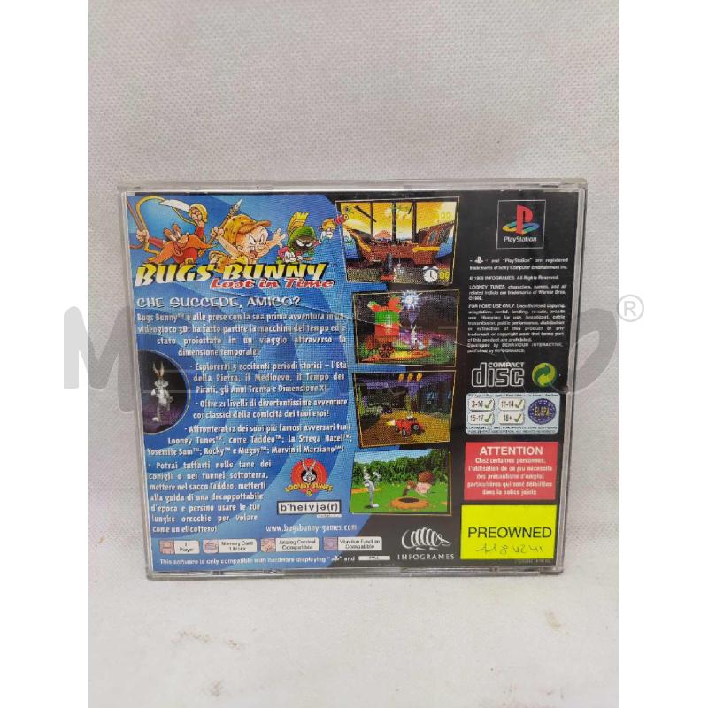 VIDEO GIOCO BUGS BUNNY LOST IN TIME PS1 | Mercatino dell'Usato Settimo torinese 2