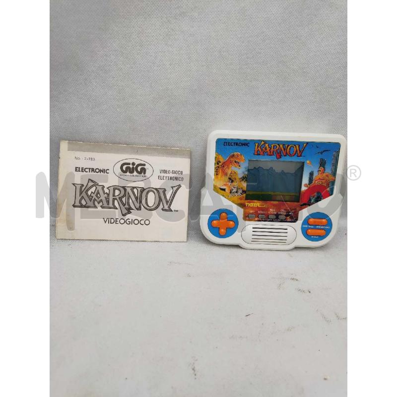 VIDEO GIOCO KARNOV TEGER  | Mercatino dell'Usato Settimo torinese 1
