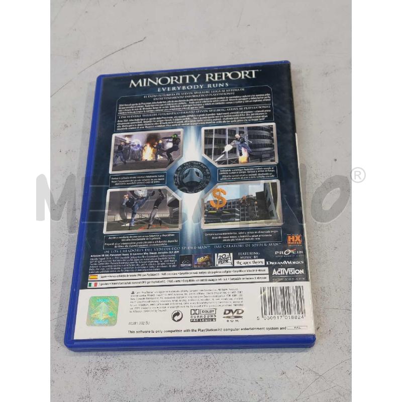 VIDEO GIOCO MINORITY REPORT EVERYBODY RUNS PS2 | Mercatino dell'Usato Settimo torinese 2