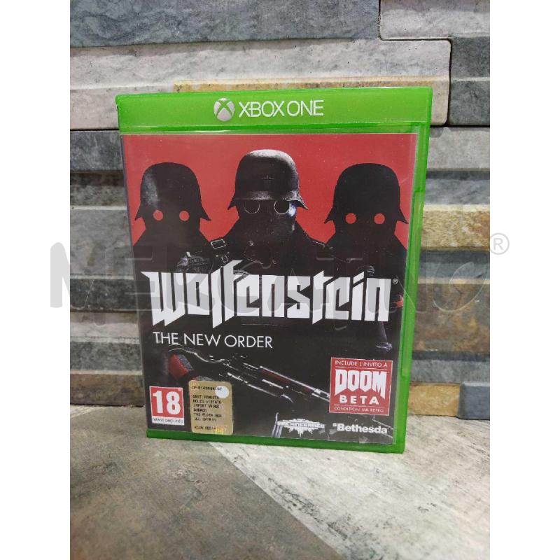 VIDEO GIOCO X XBOX ONE WOLFENSTEIN THE NEW ORDER  | Mercatino dell'Usato Settimo torinese 1