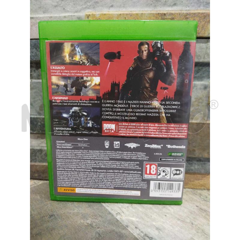VIDEO GIOCO X XBOX ONE WOLFENSTEIN THE NEW ORDER  | Mercatino dell'Usato Settimo torinese 3