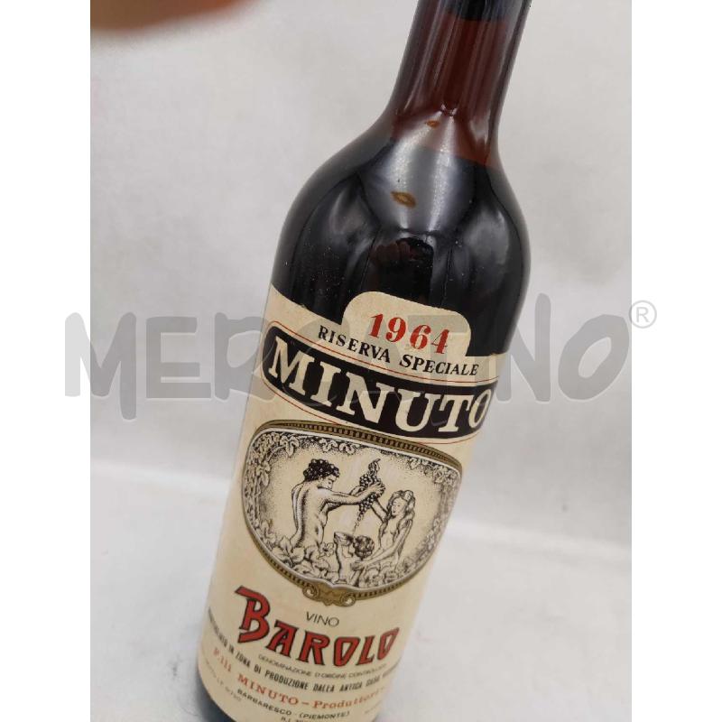 VINO BAROLO 1964 RISERVA SPECIALE MINUTO | Mercatino dell'Usato Settimo torinese 3