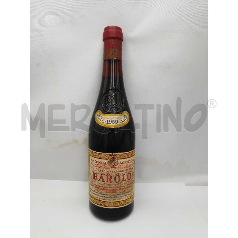 VINO DA ESPOSIZIONE BAROLO 1959 AZIENDA AGRICOLA DOTT.GIACOMO DAMILIANO | Mercatino dell'Usato Settimo torinese 1