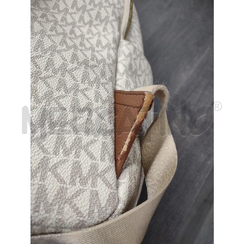 ZAINETTO DONNA MICHAEL KORS MULTILOGO PANNA/PROFILI MARRONI | Mercatino dell'Usato Settimo torinese 4
