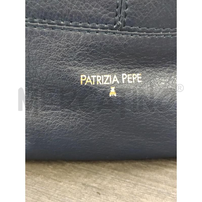 ZAINETTO DONNA PELLE BLU PATRIZIA PEPE  | Mercatino dell'Usato Settimo torinese 3