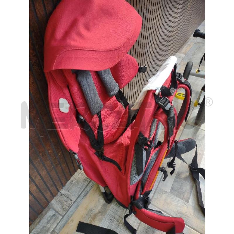 ZAINO BAMBINO CHICCO ROSSO MONTAGNA  | Mercatino dell'Usato Settimo torinese 3