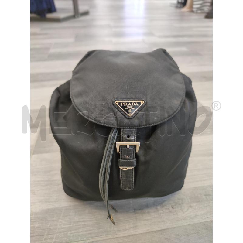 ZAINO DONNA PRADA NYLON METALLERIA DORATA  | Mercatino dell'Usato Settimo torinese 1